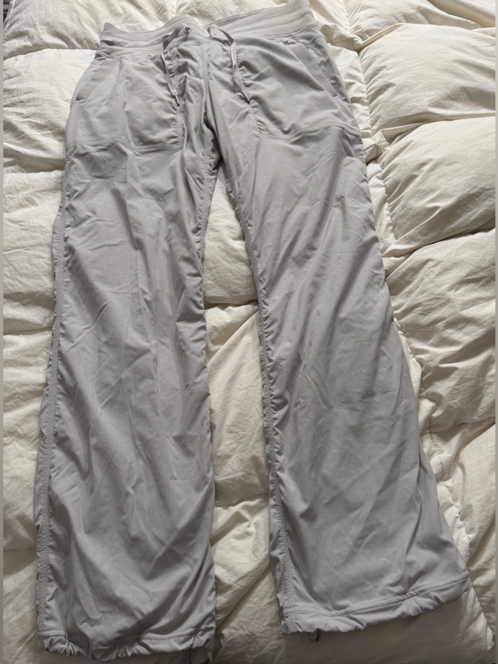 Lululemon Dove Gray Dance Studio jogger pants size 10 - Picture 2 of 7